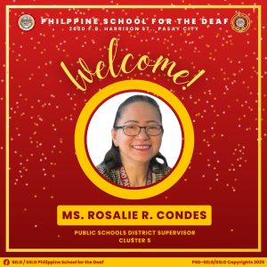 Welcome Dr. Rosalie R. Condes!