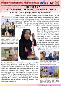 𝟏𝐬𝐭 𝐑𝐮𝐧𝐧𝐞𝐫 𝐔𝐩 𝐚𝐭 𝐍𝐚𝐭𝐢𝐨𝐧𝐚𝐥 𝐅𝐞𝐬𝐭𝐢𝐯𝐚𝐥 𝐨𝐟 𝐓𝐚𝐥𝐞𝐧𝐭 𝟐𝟎𝟐𝟒