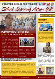 𝐏𝐒𝐃 𝐂𝐨𝐧𝐝𝐮𝐜𝐭𝐬 𝐢𝐭𝐬 𝐟𝐢𝐫𝐬𝐭 𝐒𝐋𝐀𝐂 𝐟𝐨𝐫 𝐭𝐡𝐞 𝐒𝐘 𝟐𝟎𝟐𝟓-𝟐𝟎𝟐𝟔