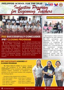 𝐈𝐧𝐝𝐮𝐜𝐭𝐢𝐨𝐧 𝐏𝐫𝐨𝐠𝐫𝐚𝐦 𝐟𝐨𝐫 𝐁𝐞𝐠𝐢𝐧𝐧𝐢𝐧𝐠 𝐓𝐞𝐚𝐜𝐡𝐞𝐫𝐬 𝐂𝐥𝐨𝐬𝐢𝐧𝐠 𝐏𝐫𝐨𝐠𝐫𝐚𝐦