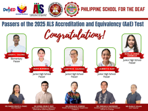 𝐏𝐚𝐬𝐬𝐞𝐫𝐬 𝐨𝐟 𝐭𝐡𝐞 𝟐𝟎𝟐𝟓 𝐀𝐋𝐒 𝐀𝐜𝐜𝐫𝐞𝐝𝐢𝐭𝐚𝐭𝐢𝐨𝐧 𝐚𝐧𝐝 𝐄𝐪𝐮𝐢𝐯𝐚𝐥𝐞𝐧𝐜𝐲 (𝐀&𝐄) 𝐓𝐞𝐬𝐭