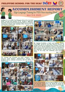 𝐒𝐢𝐠𝐧 𝐋𝐚𝐧𝐠𝐮𝐚𝐠𝐞 𝐓𝐫𝐚𝐢𝐧𝐢𝐧𝐠 𝐟𝐨𝐫 𝐏𝐒𝐃 𝐍𝐨𝐧-𝐓𝐞𝐚𝐜𝐡𝐢𝐧𝐠 𝐒𝐭𝐚𝐟𝐟 𝐌𝐚𝐲 𝟓-𝟖, 𝟐𝟎𝟐𝟓