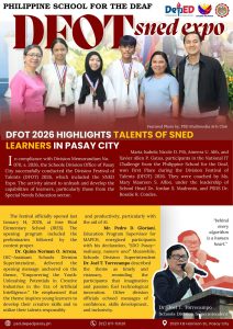 𝐃𝐅𝐎𝐓 𝟐𝟎𝟐𝟔 𝐇𝐢𝐠𝐡𝐥𝐢𝐠𝐡𝐭𝐬 𝐓𝐚𝐥𝐞𝐧𝐭𝐬 𝐨𝐟 𝐒𝐍𝐄𝐃 𝐋𝐞𝐚𝐫𝐧𝐞𝐫𝐬 𝐢𝐧 𝐏𝐚𝐬𝐚𝐲 𝐂𝐢𝐭𝐲